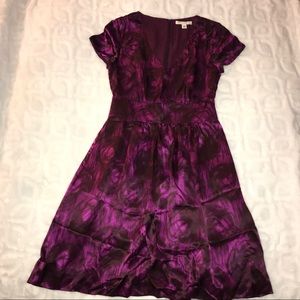 Silky purple BR dress